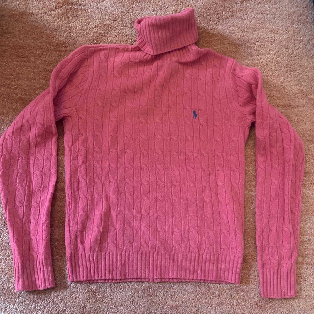 100% lambs wool Ralph Lauren turtle neck sweater